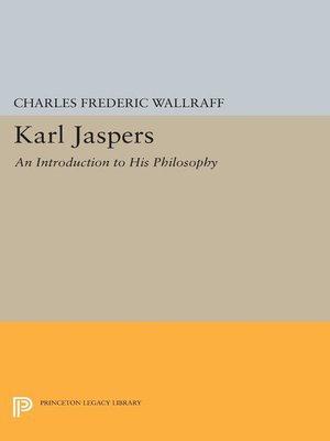 cover image of Karl Jaspers
